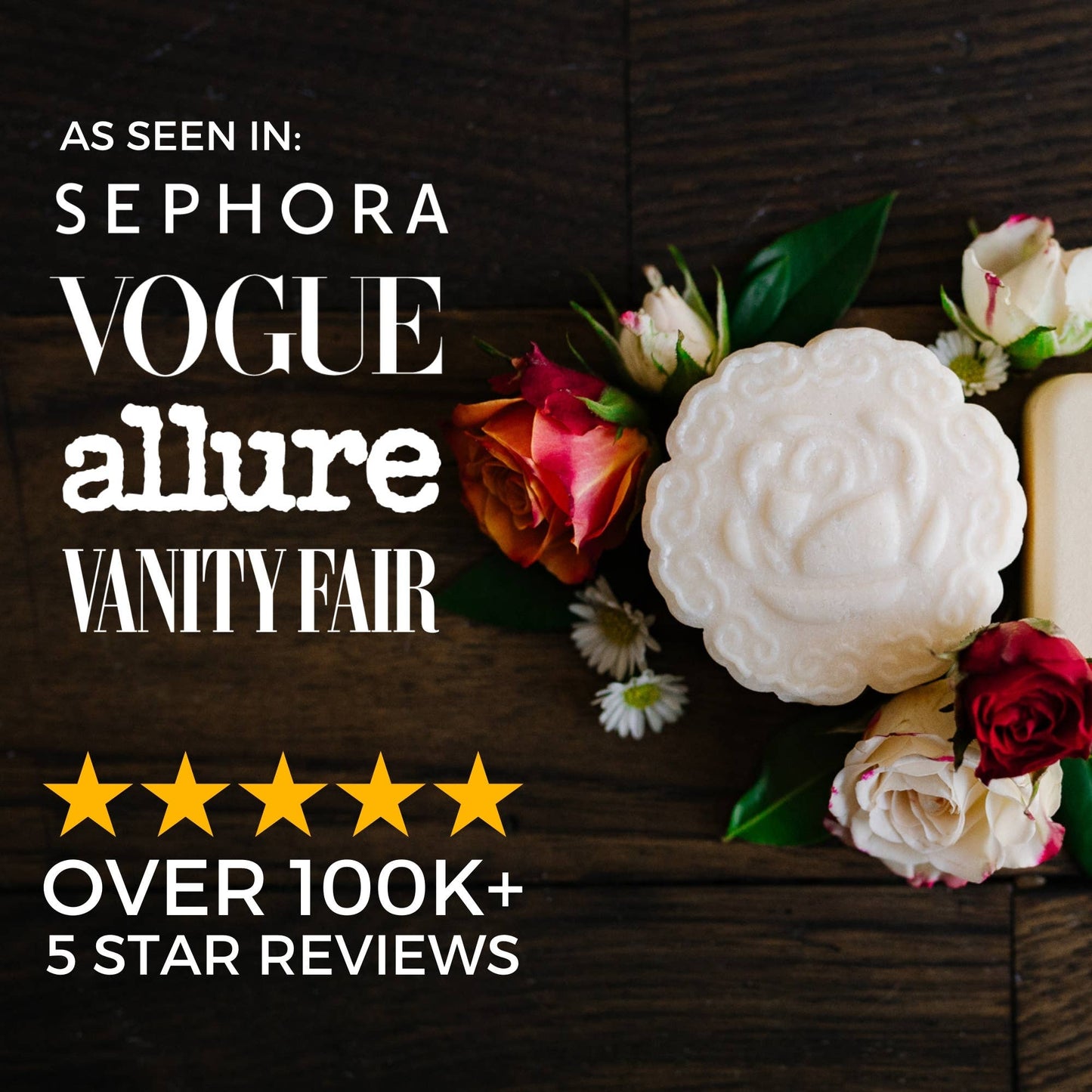 Castor Oil Shampoo Bar for Ultra-Hydrating | Chamomile Rose