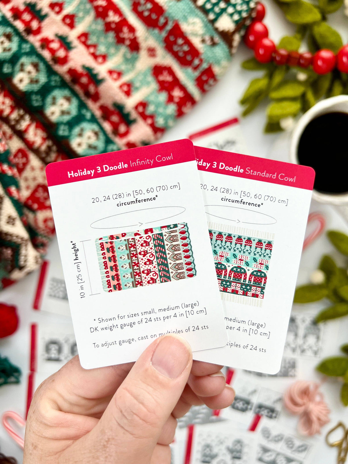 Holiday 3 Doodle Card Deck (Expansion Deck) by Pacific Knit Co