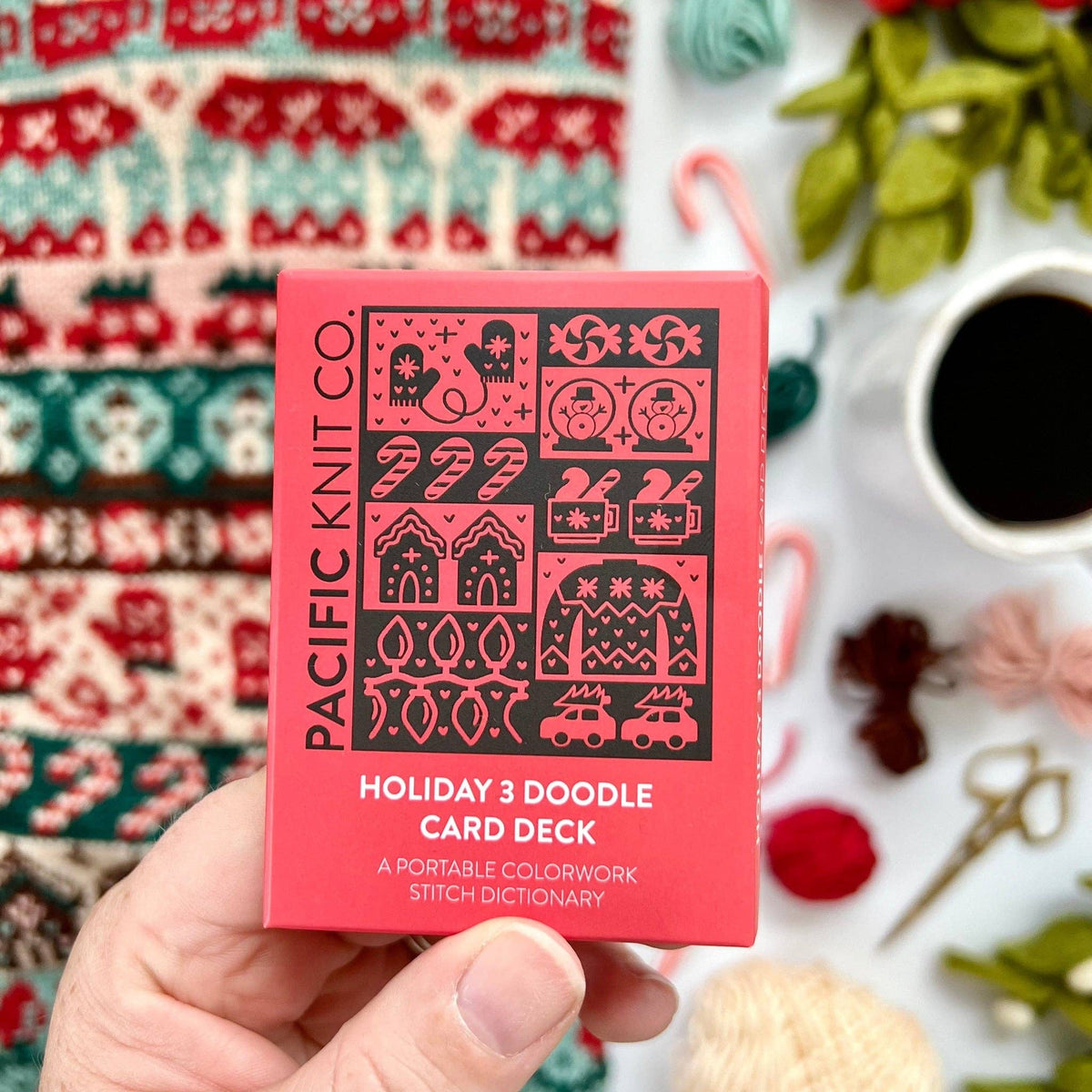 Holiday 3 Doodle Card Deck (Expansion Deck) by Pacific Knit Co