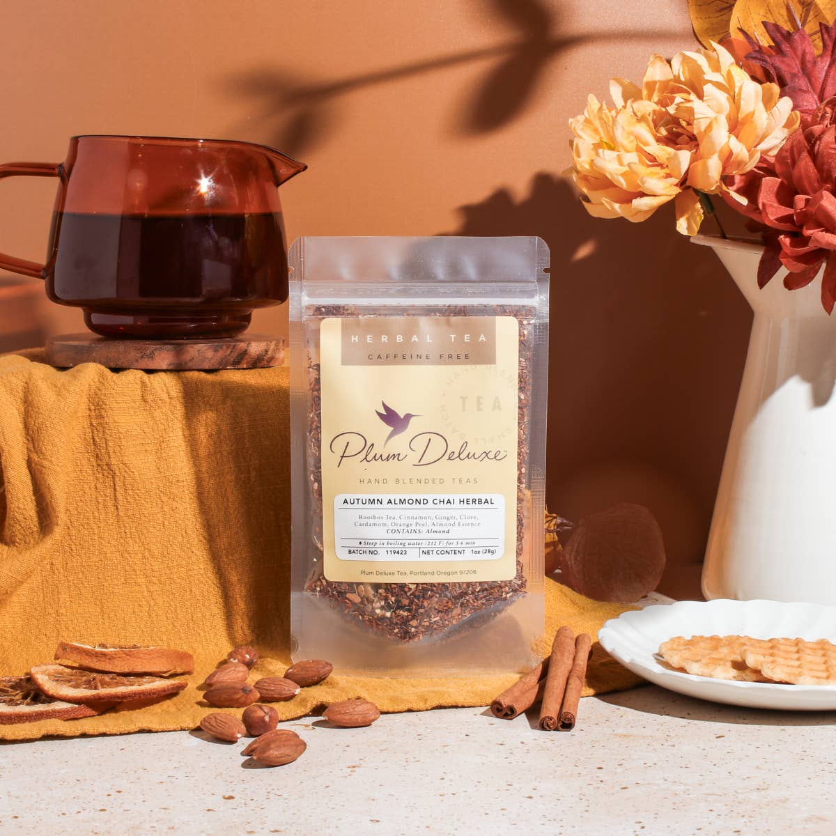 Autumn Almond Chai Herbal Loose Leaf Tea
