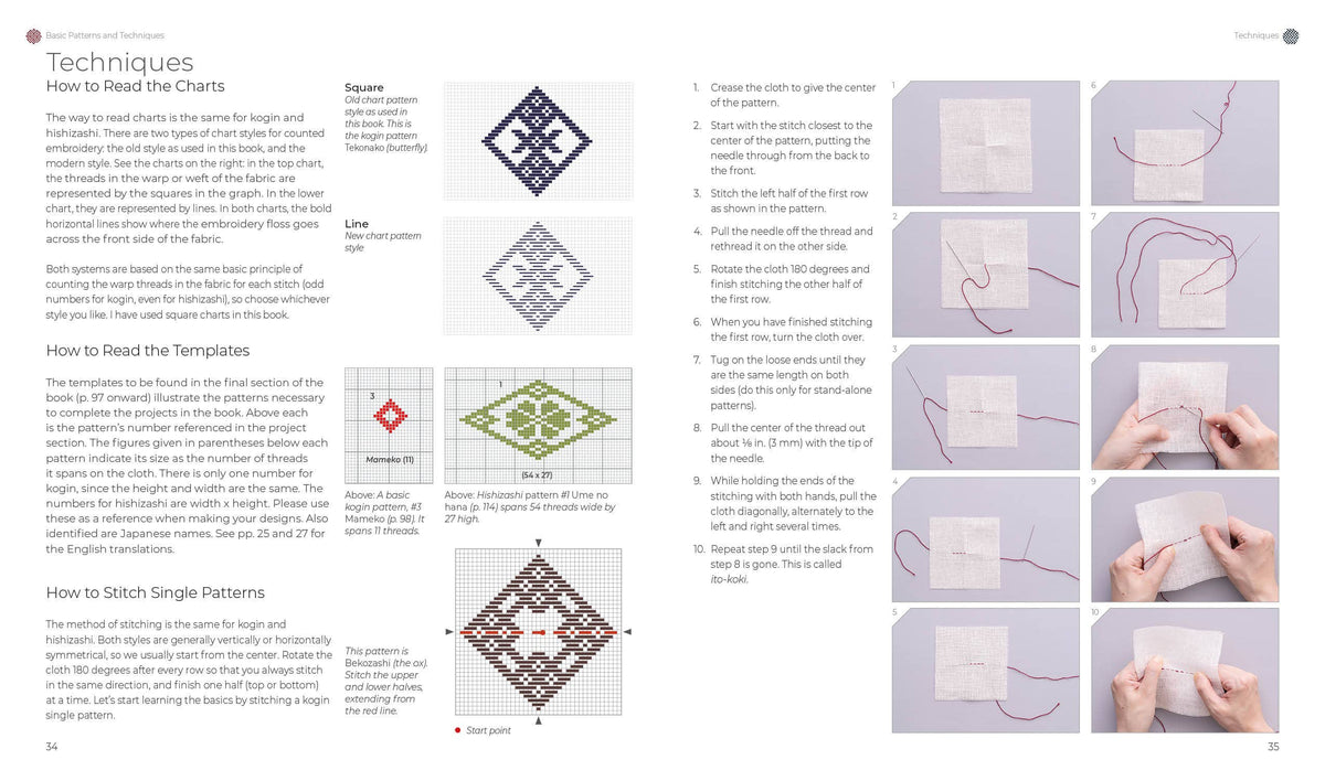 Counted Sashiko Embroidery: 31 Projects