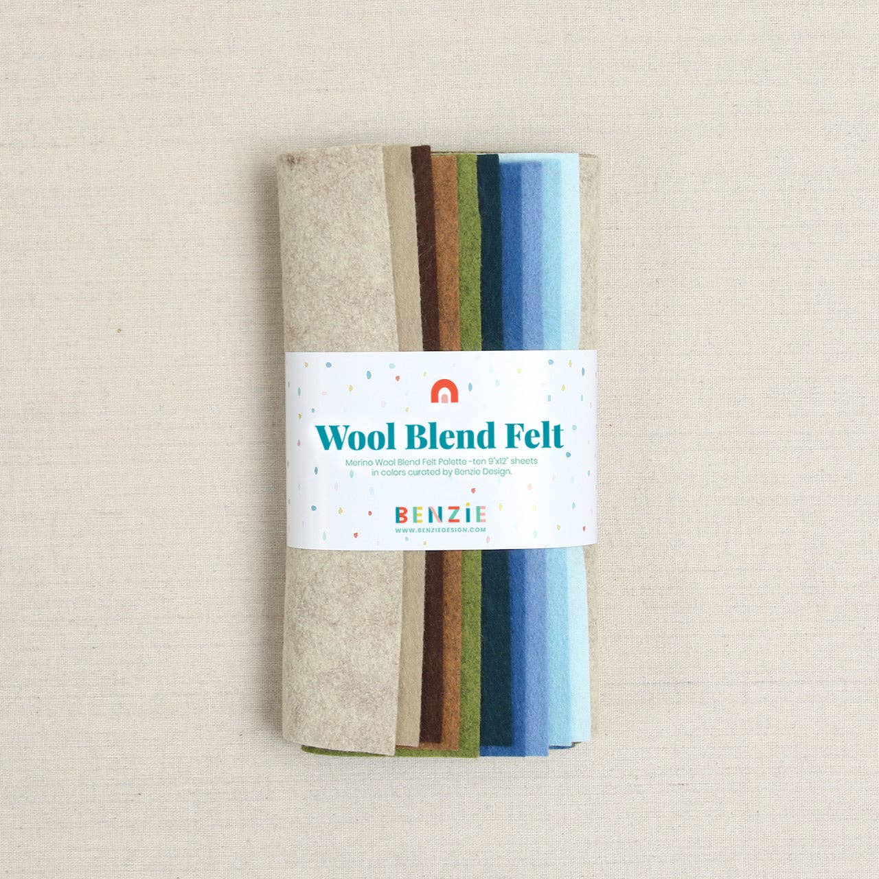 Wool Felt Sheets, Blueberry Hill