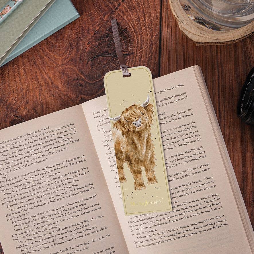 Highland Cow Bookmark - Heilen Coo