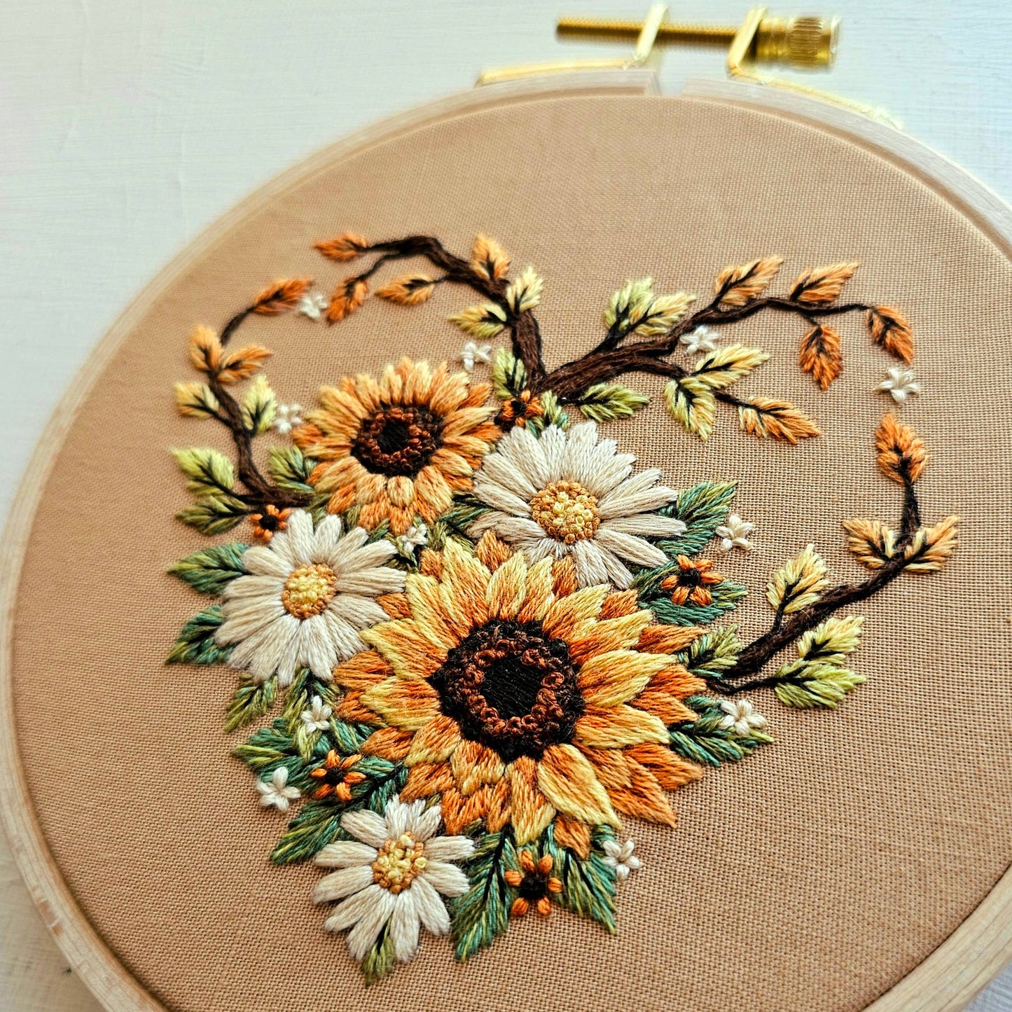"Fall in Love" Embroidery Kit