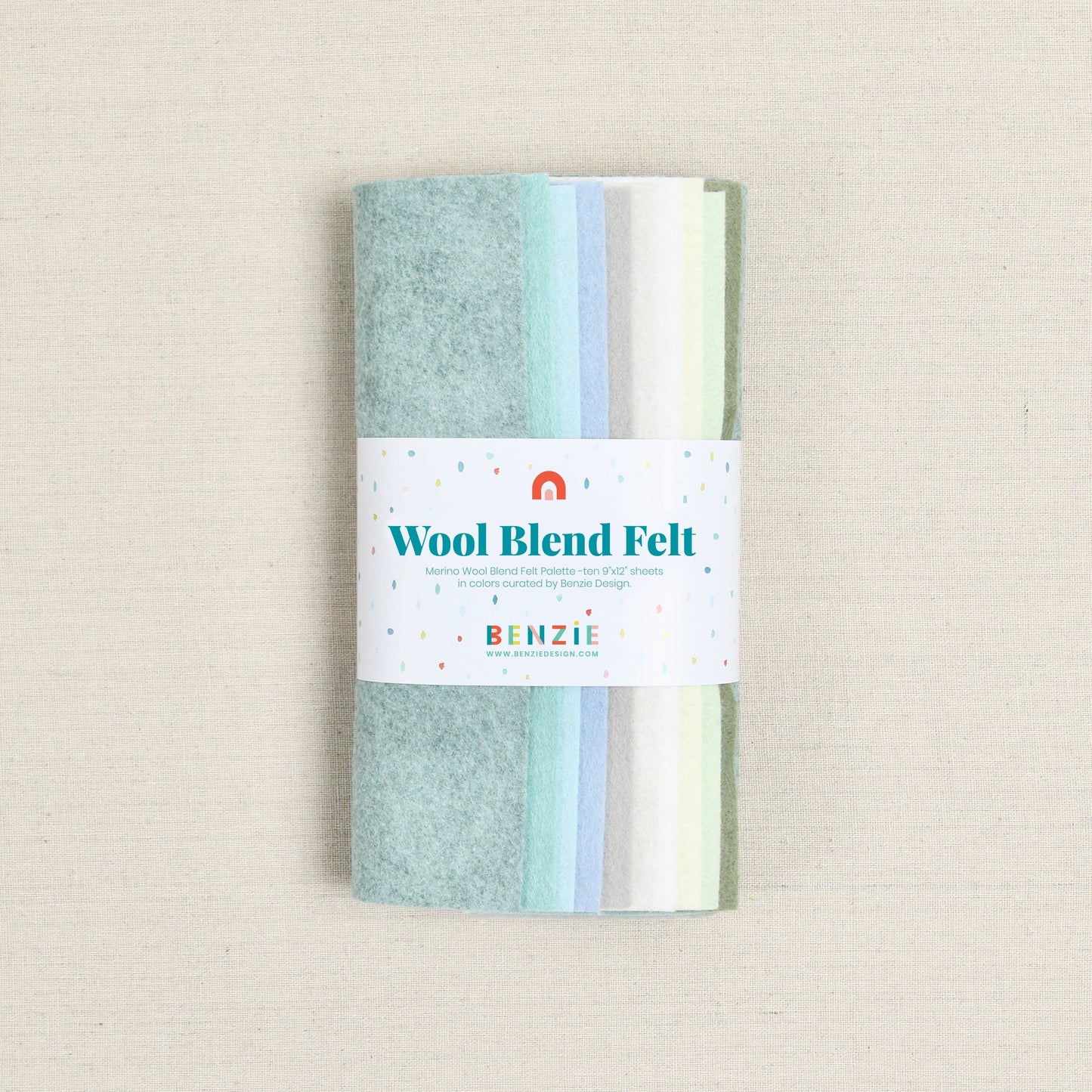 Wool Felt Sheets, First Frost