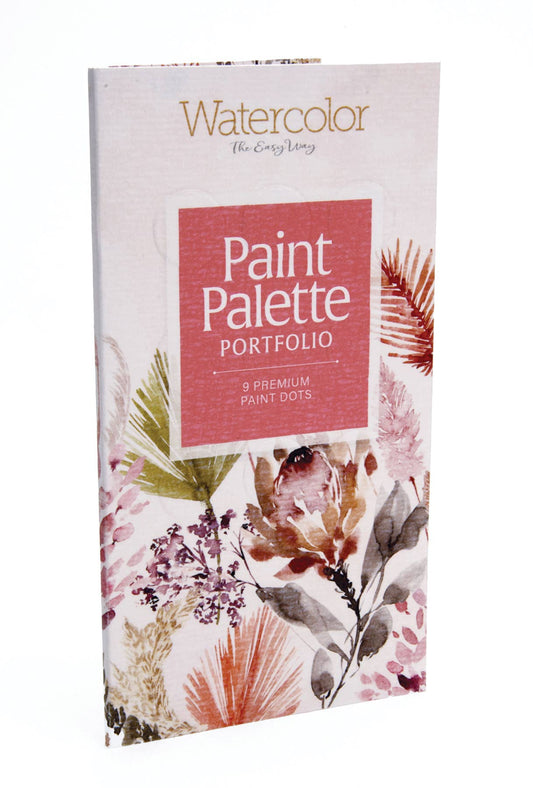 Watercolor the Easy Way Paint Palette Portfolio Flowers