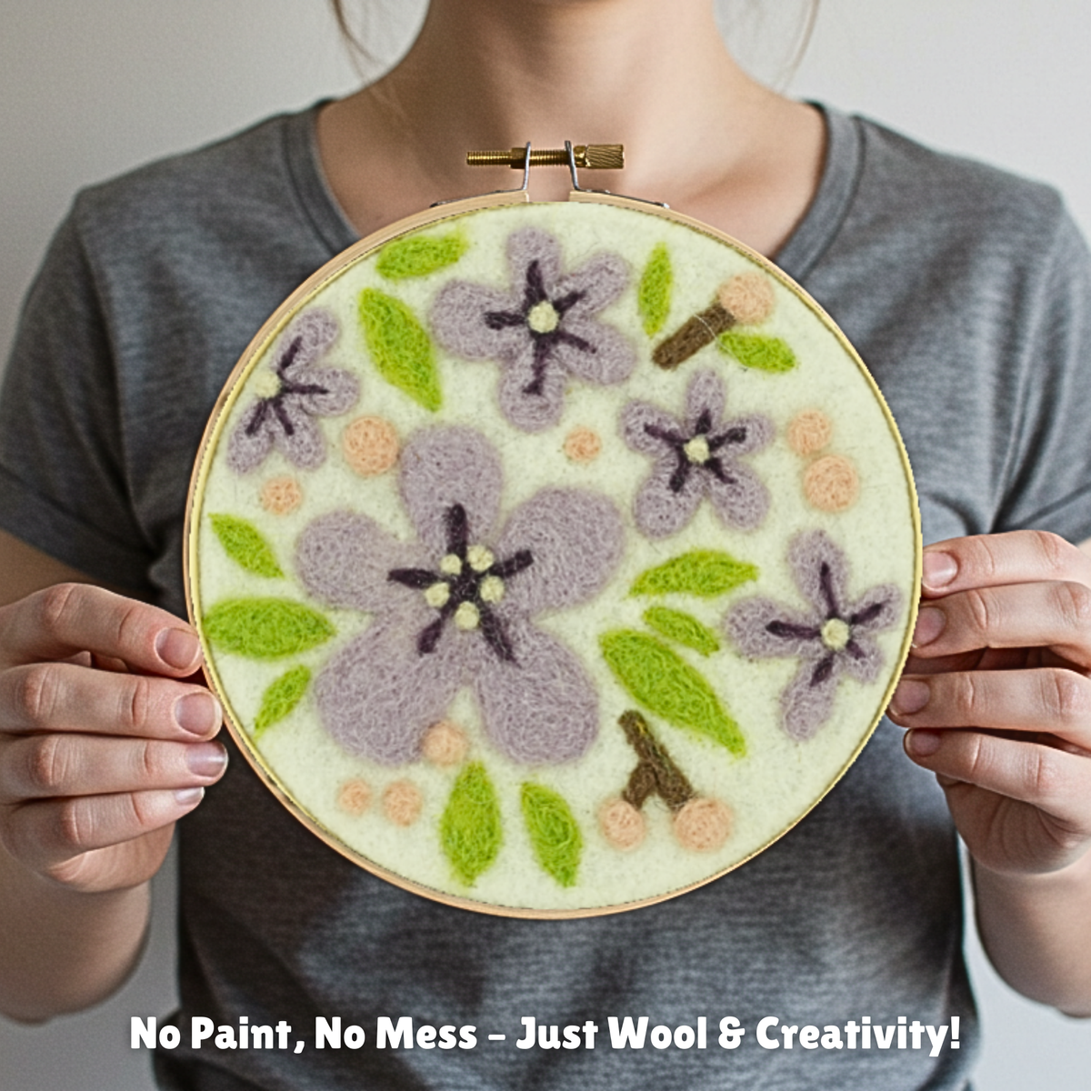 Wool Painting Combo Kit – DIY Needle Felting Art Set, 4 sets