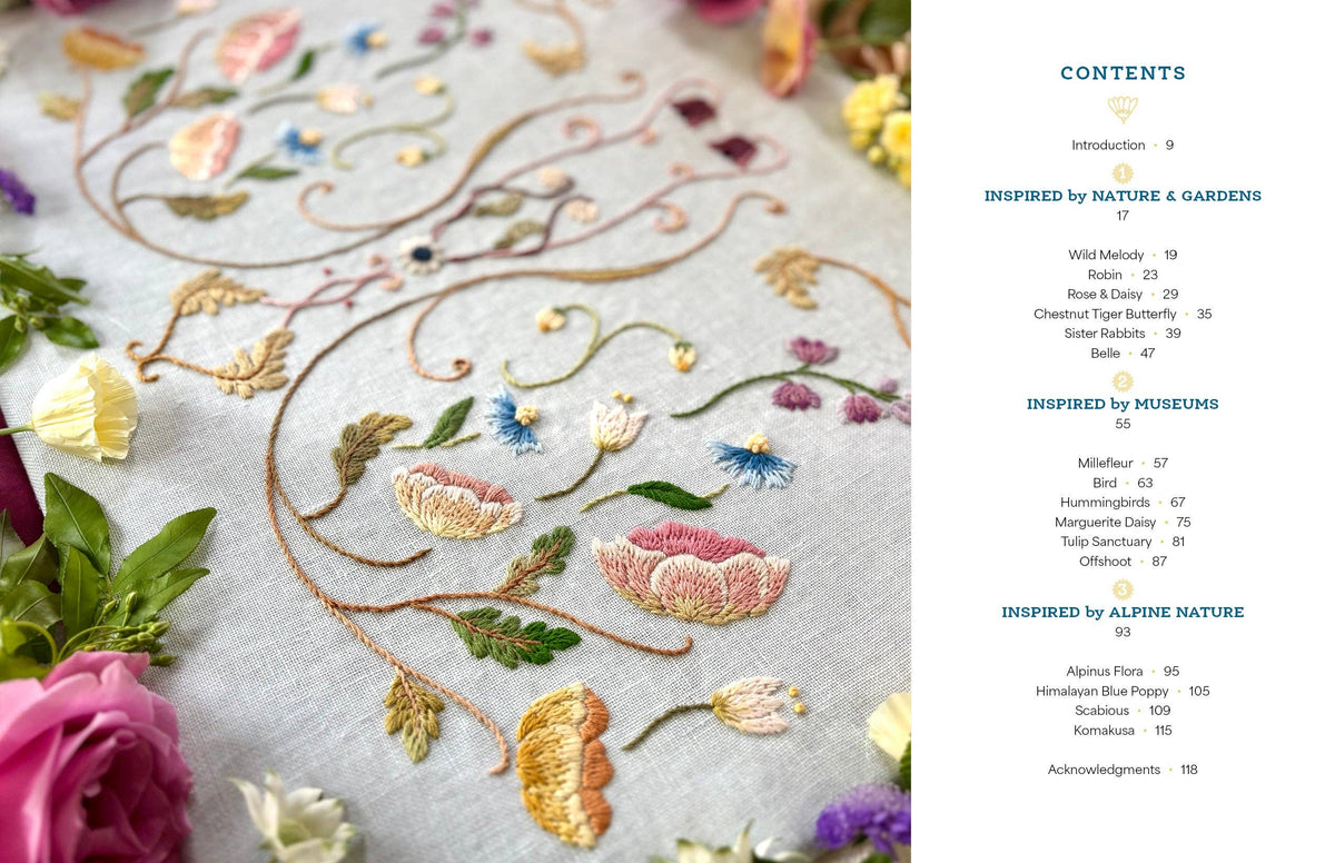 Wild Embroidery: 16 Botanical Designs