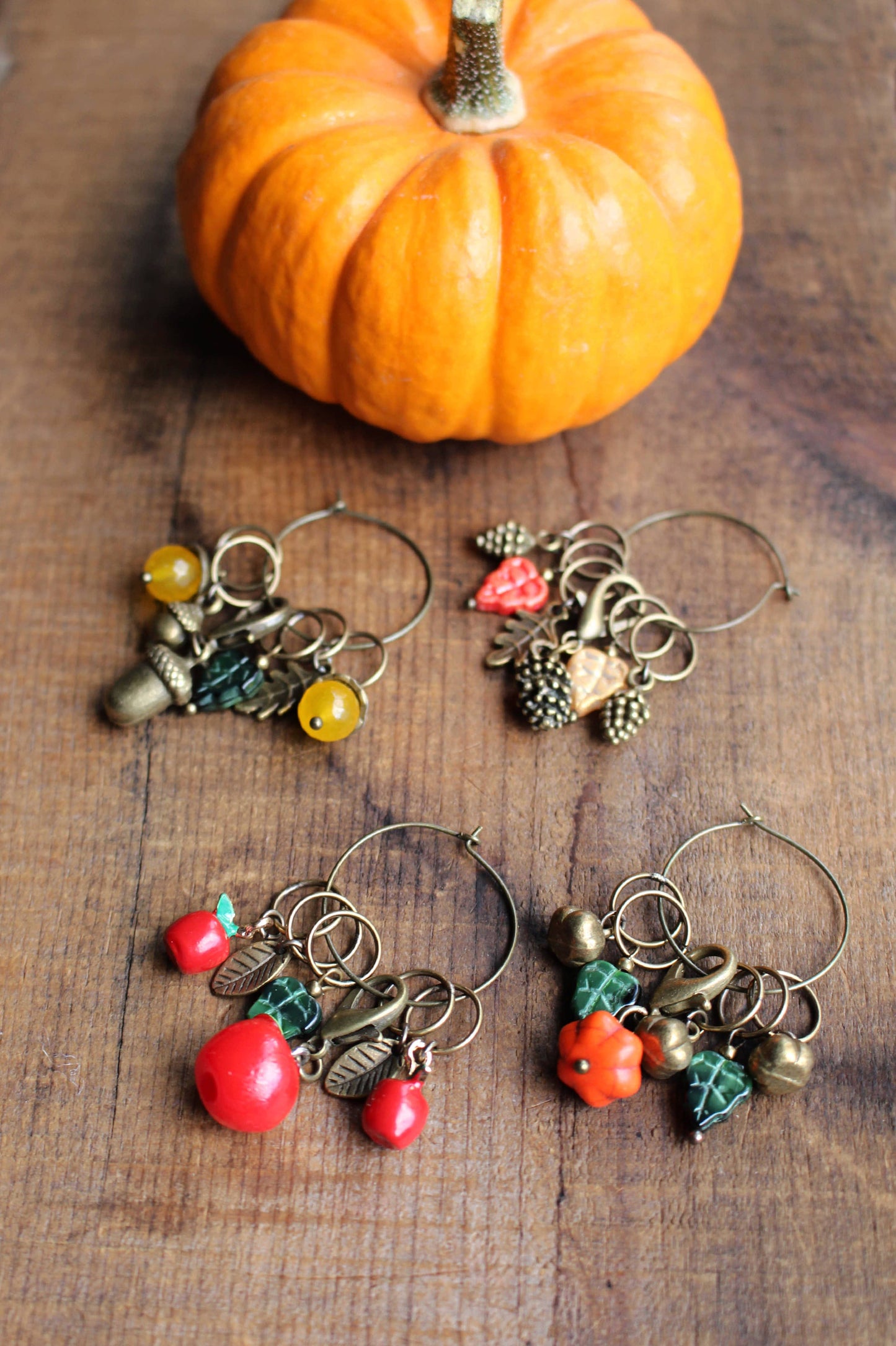 Autumn Harvest Stitch Markers