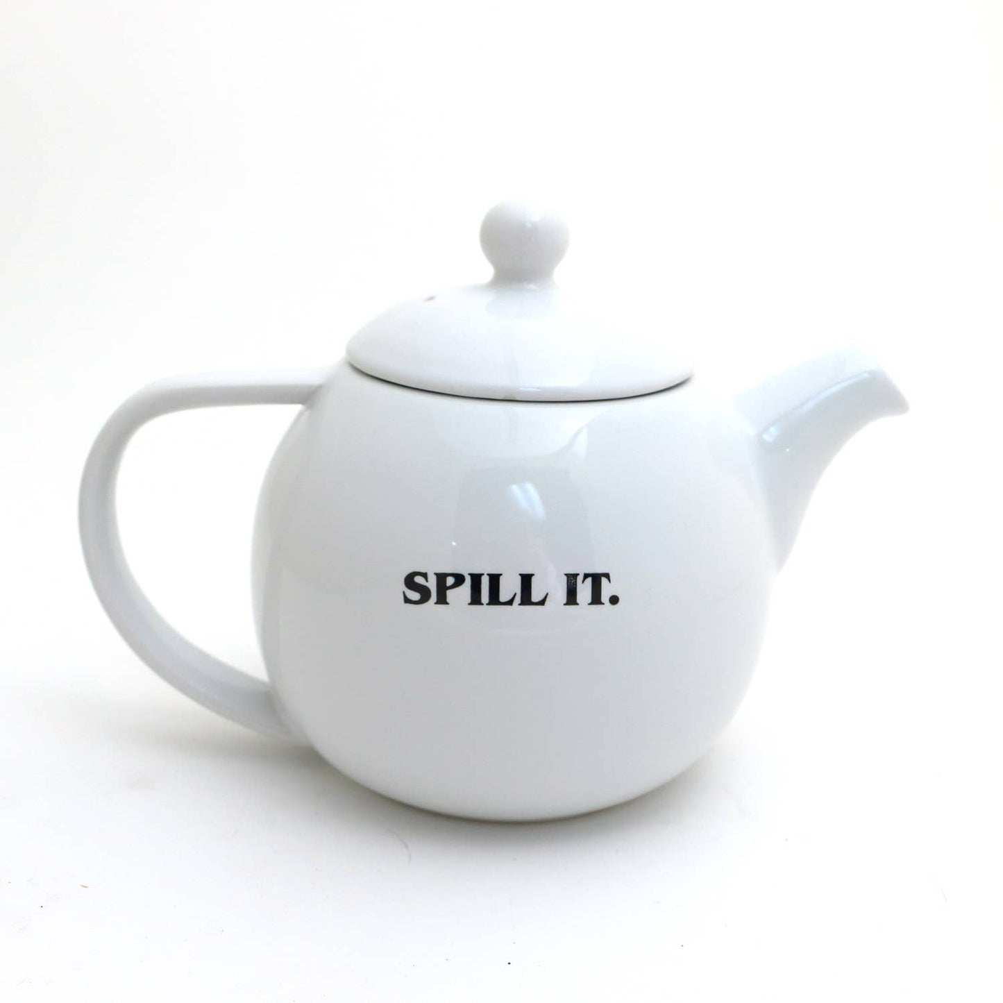 Spill the Tea round teapot