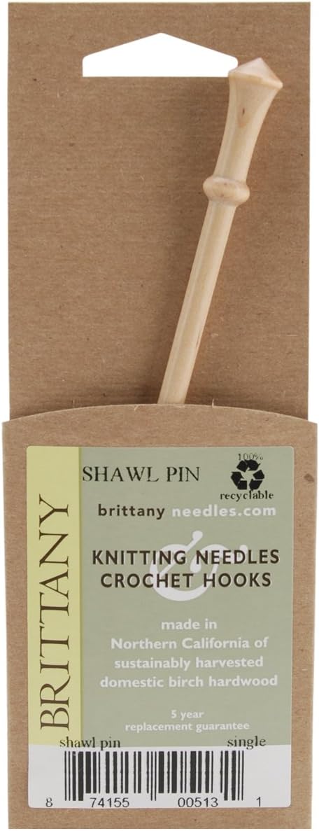 Brittany Needles Shawl Pin