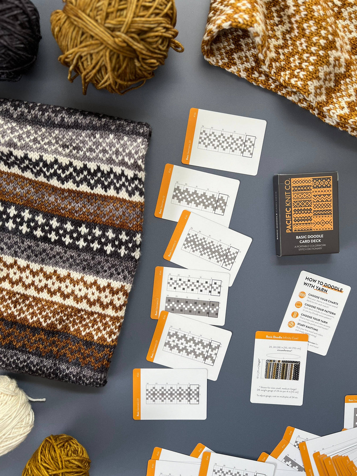 Basic Doodle Card Deck (Core Deck) by Pacific Knit Co