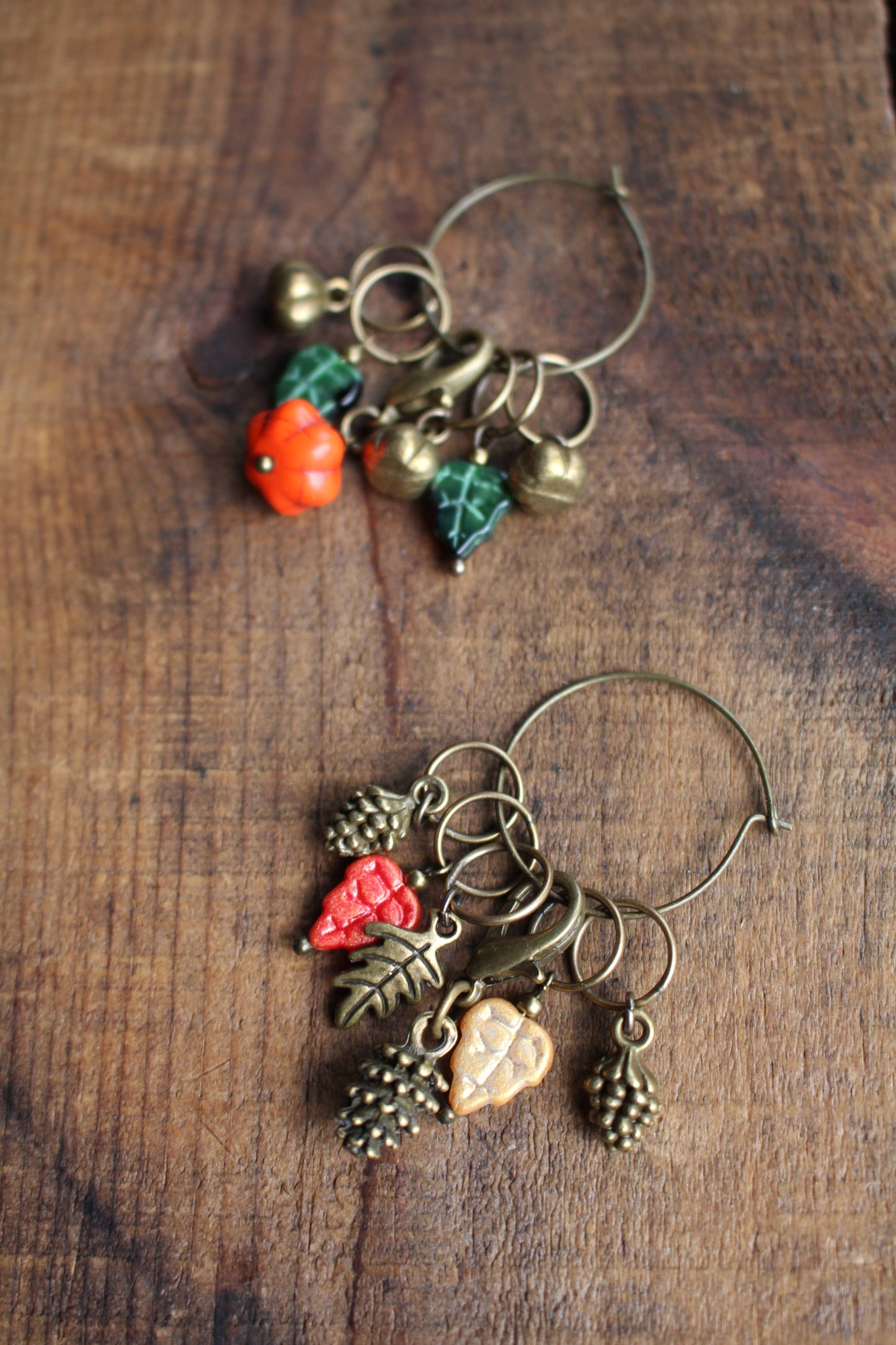 Autumn Harvest Stitch Markers