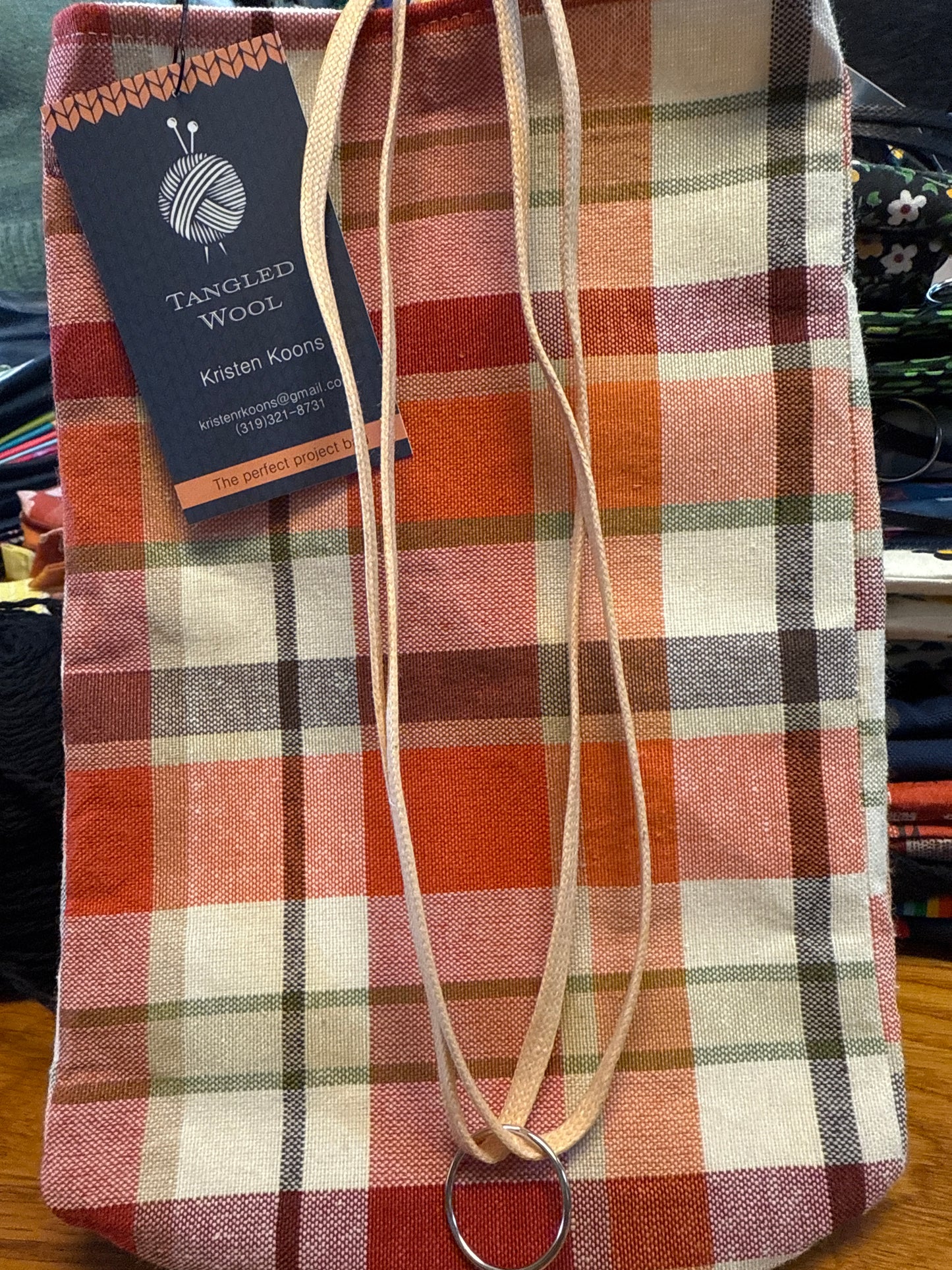 Tangled Wool Toggled Bag