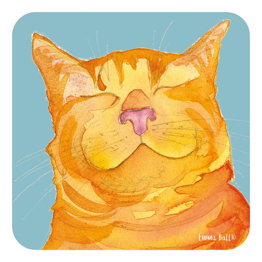 Ginger Cat Single Coaster