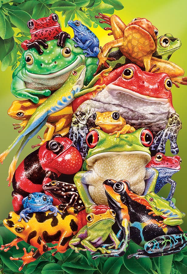 Frog Business 100 Piece Cobble Hill Puzzle