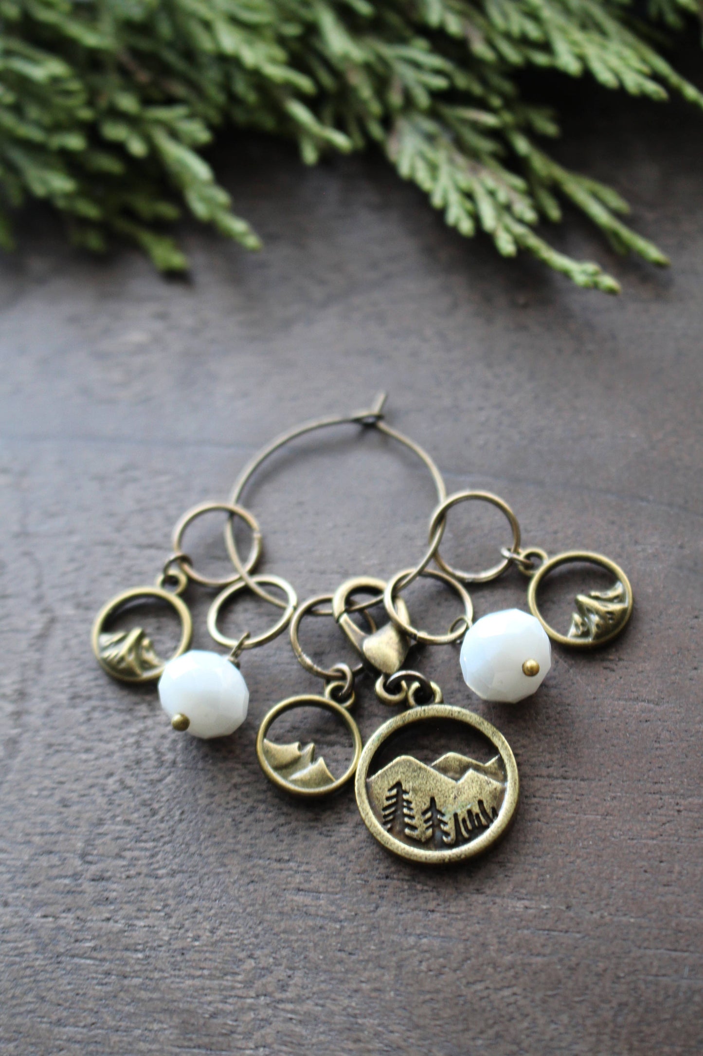 Winter Forest Stitch Markers