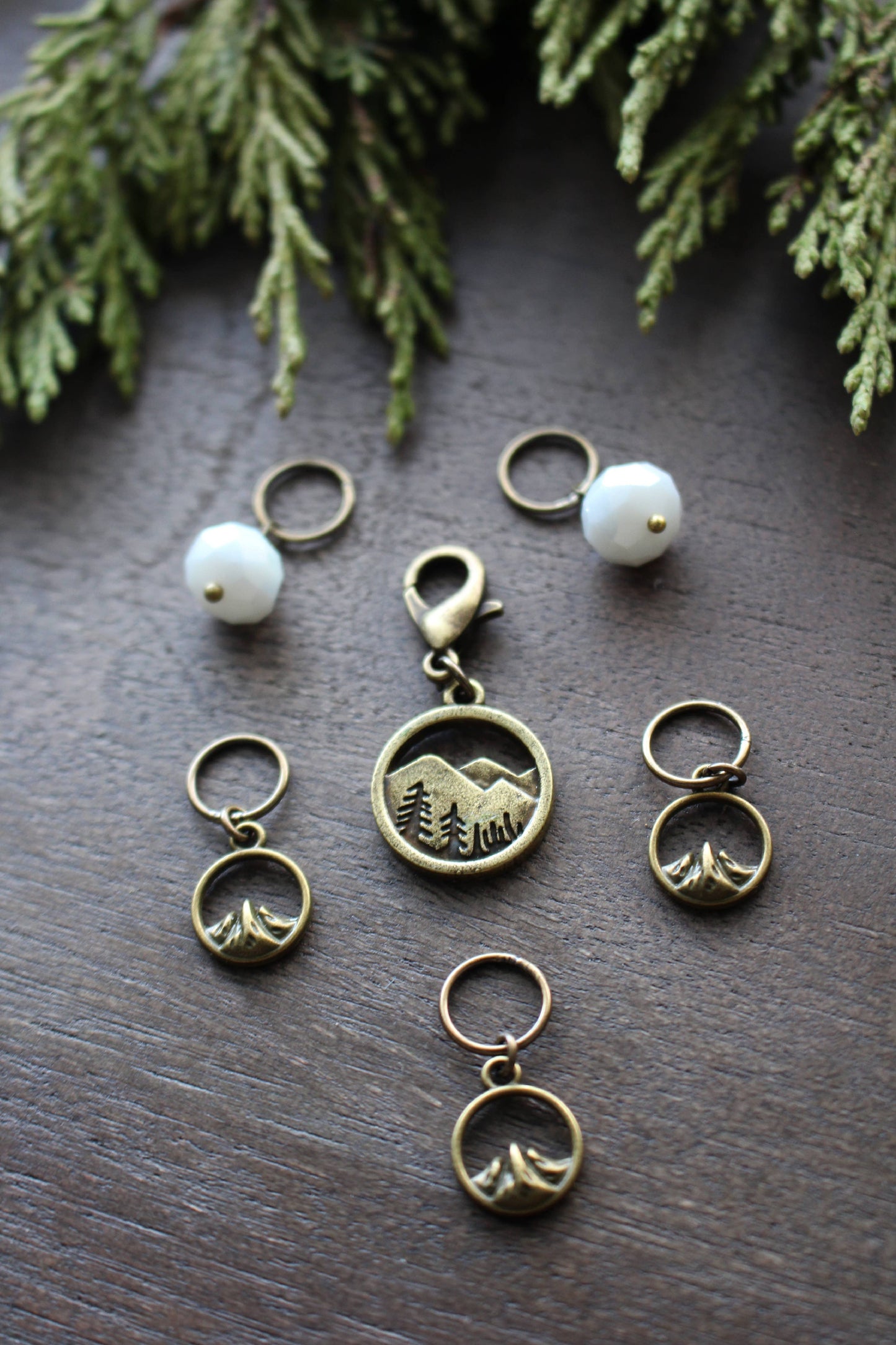 Winter Forest Stitch Markers