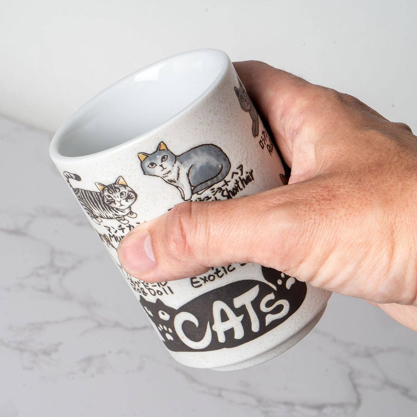 Japanese Cat Breed Names Yunomi Style Tea Cup