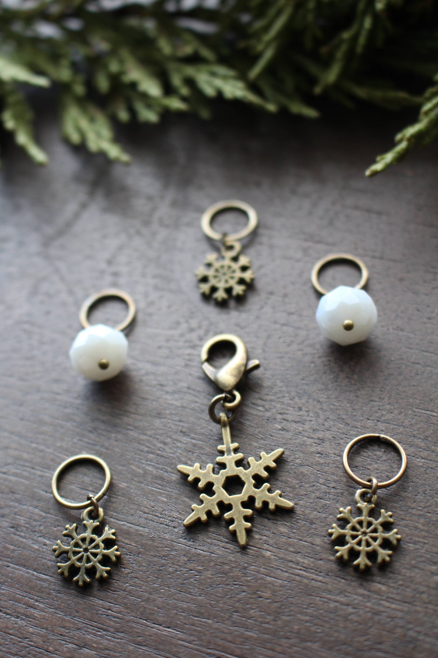 Winter Forest Stitch Markers