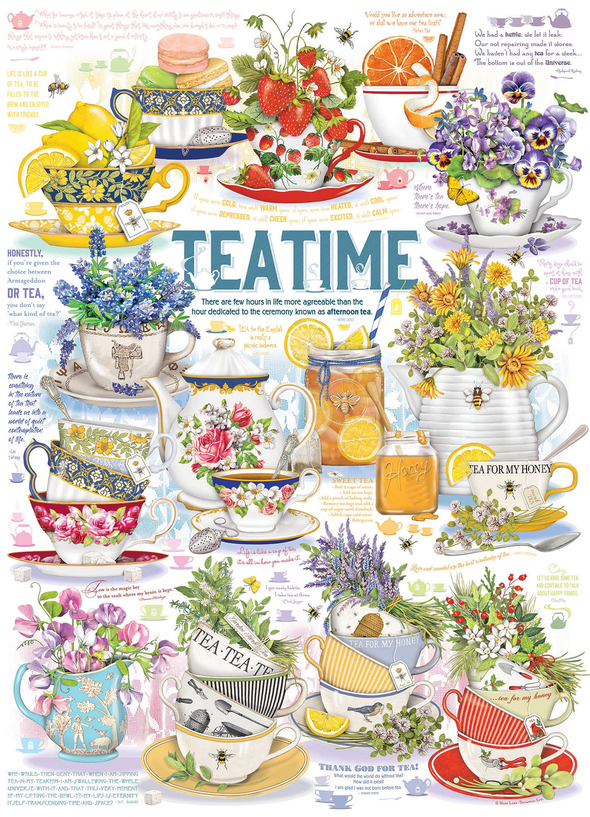 Tea Time 1000-Piece Cobble Hill Puzzle