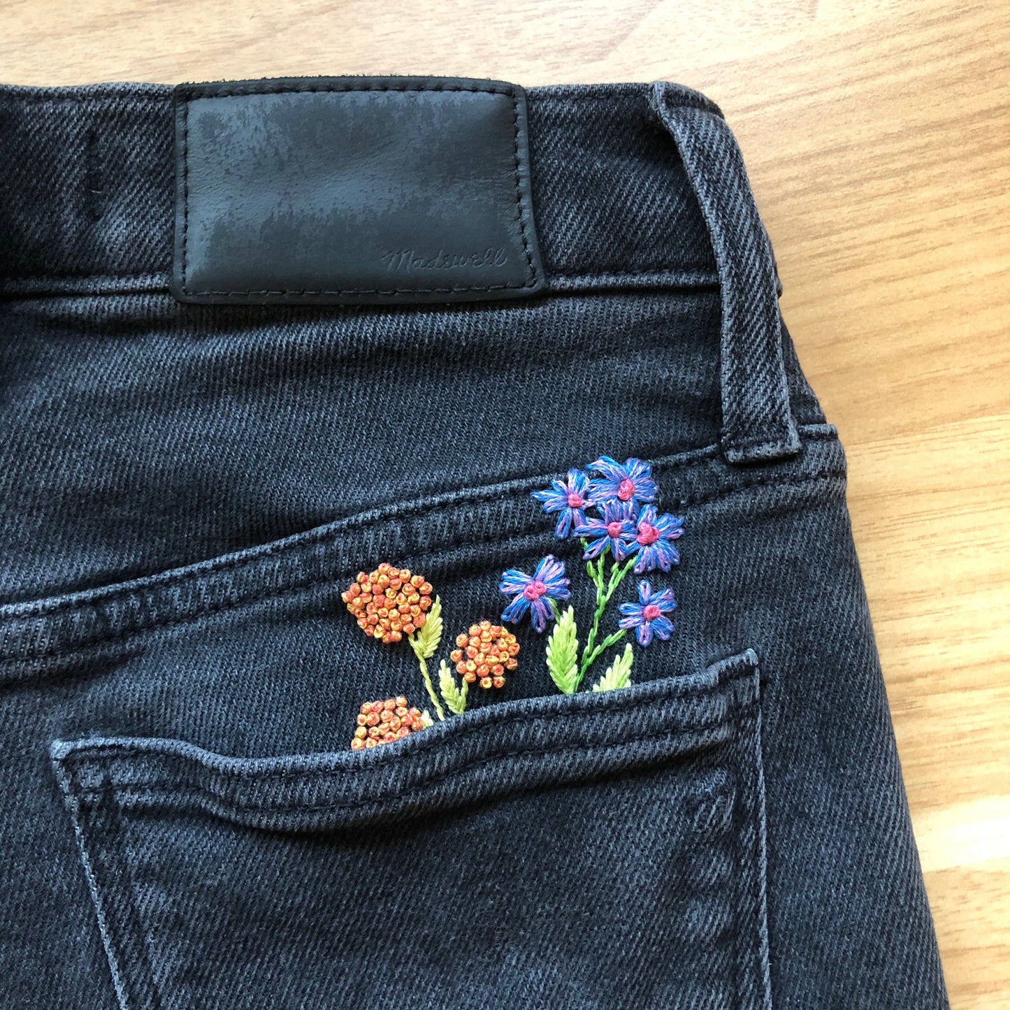 Wildflower Stems Embroidery - Peel Stick & Stitch Patterns