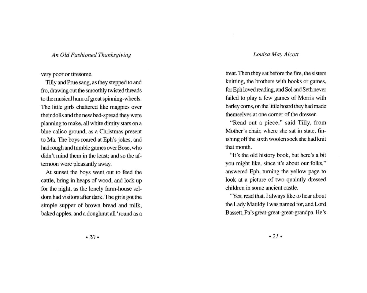 An Old-Fashioned Thanksgiving