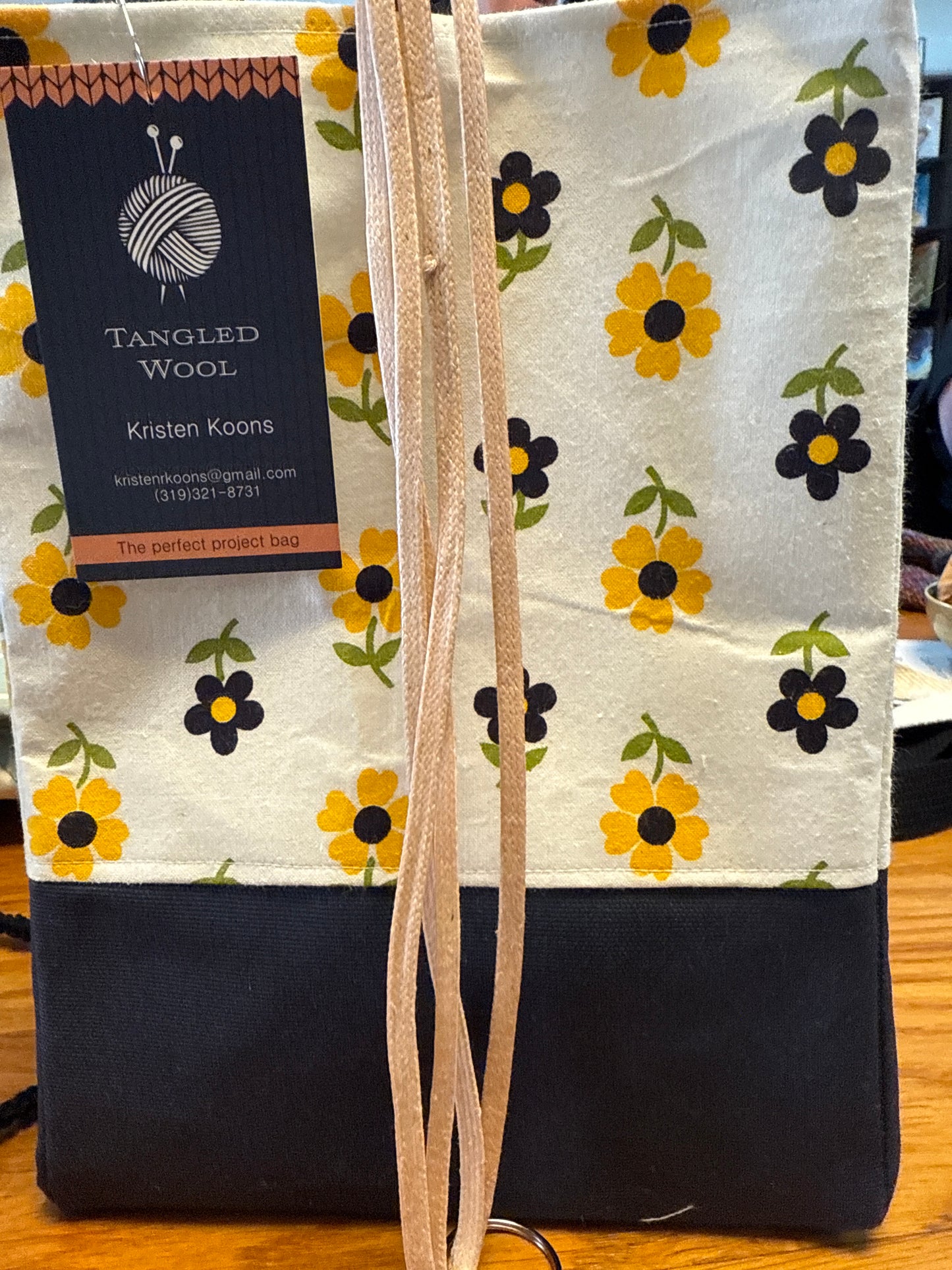 Tangled Wool Toggled Bag