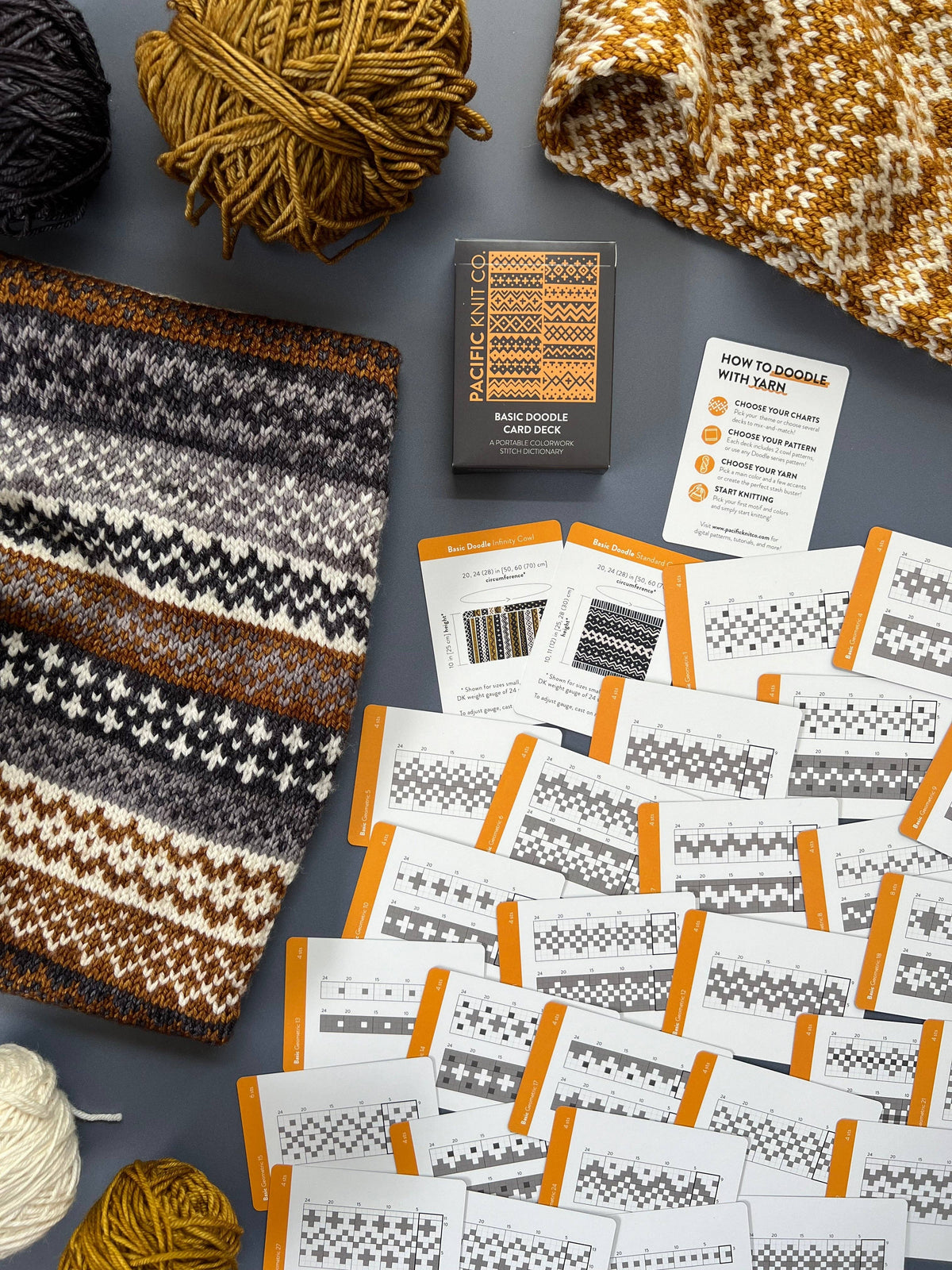 Basic Doodle Card Deck (Core Deck) by Pacific Knit Co