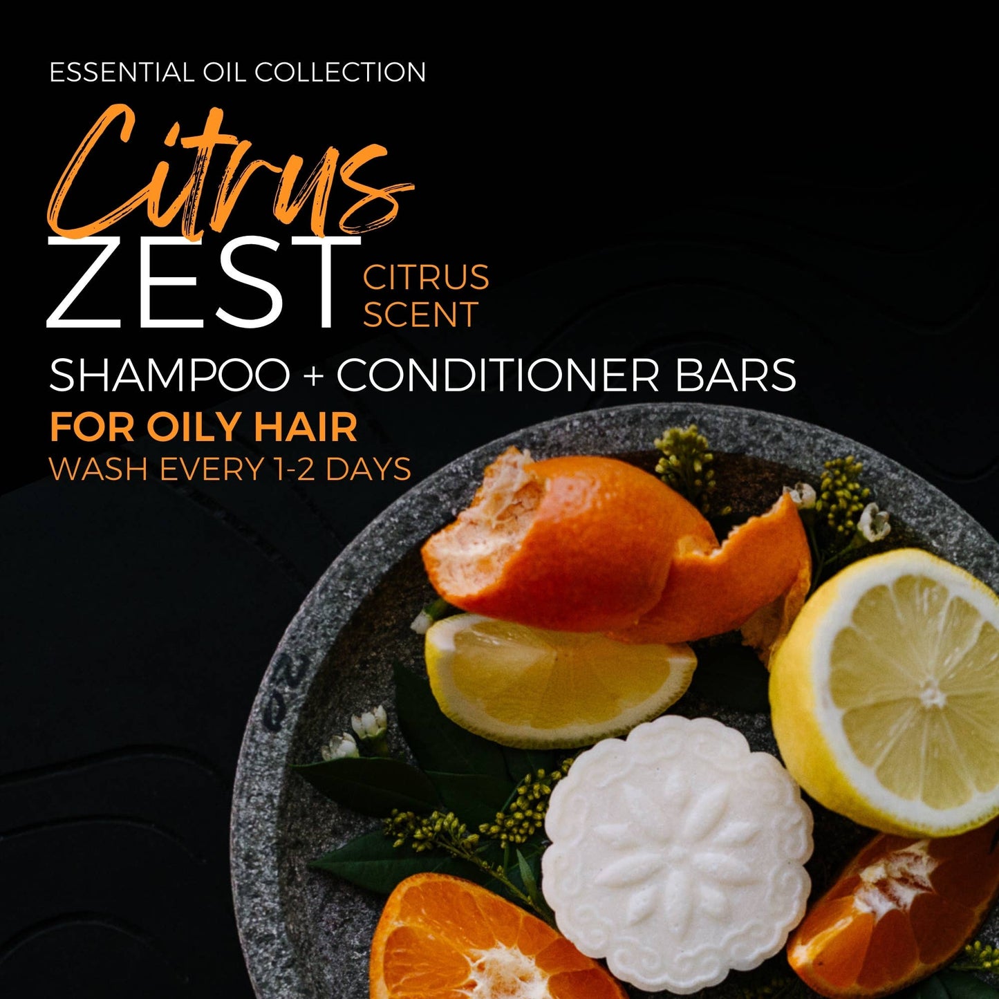Rice Water Conditioner Bar | Citrus Zest EO | Oily Hair