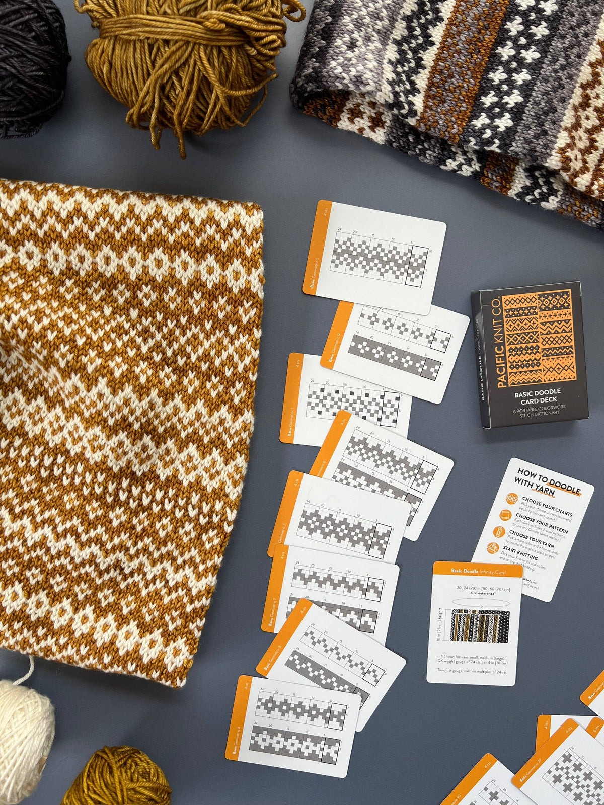 Basic Doodle Card Deck (Core Deck) by Pacific Knit Co