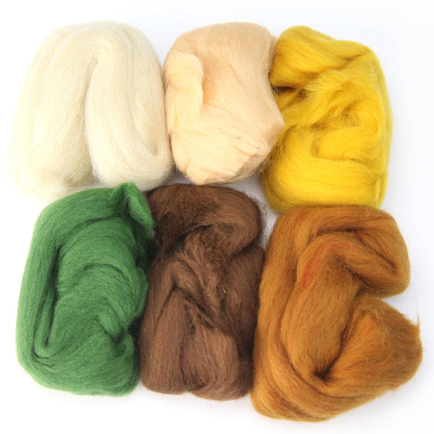 Four Season Color Wool Fiber for Needle Felting