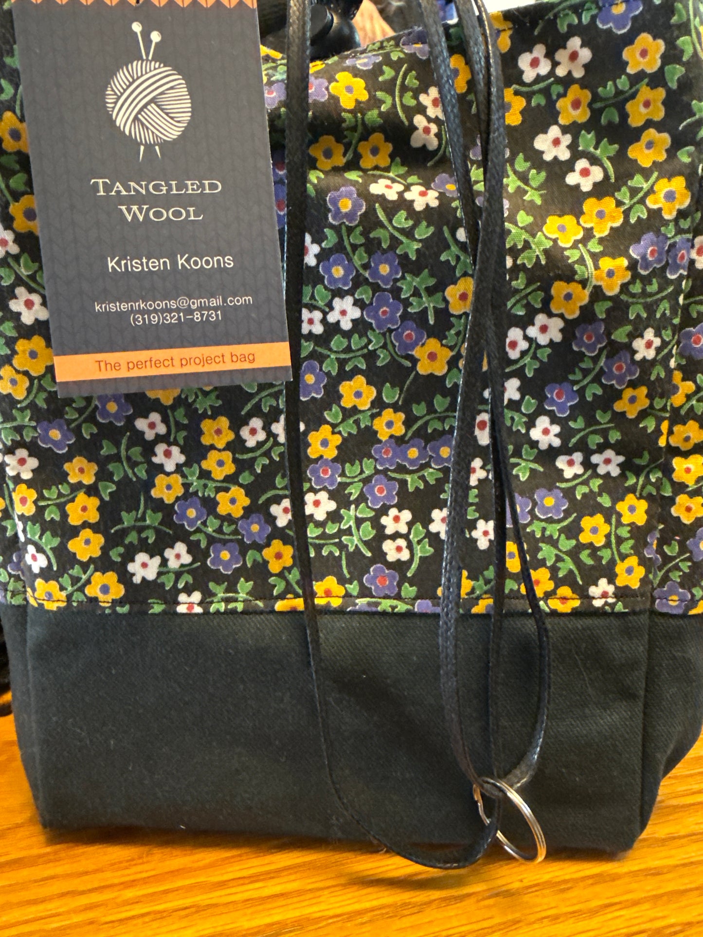 Tangled Wool Toggled Bag