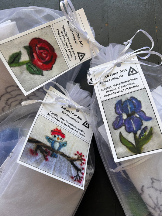 Alpaca Fiber Arts Needle Felting Kits
