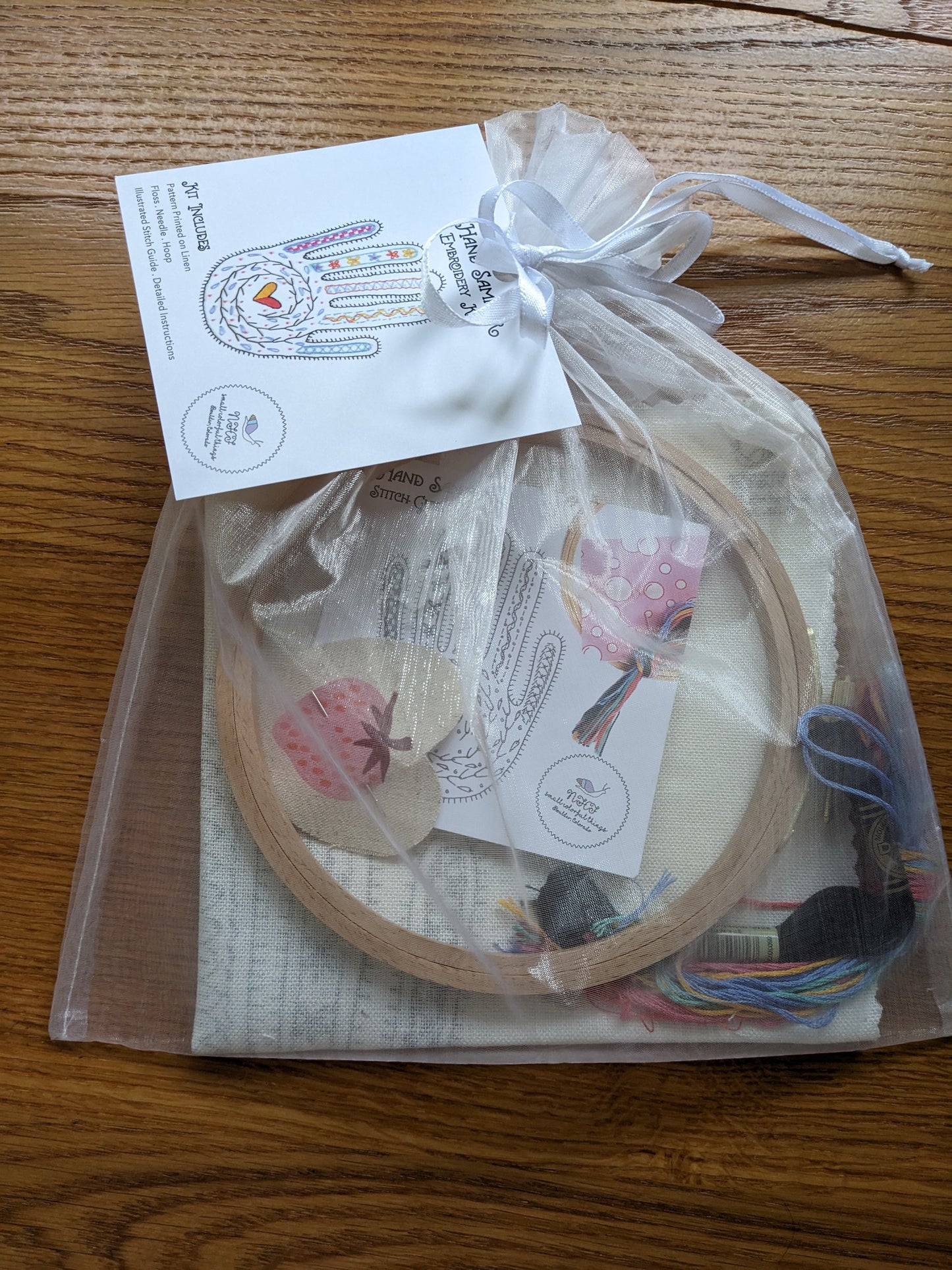 Hand Sampler Embroidery Kit