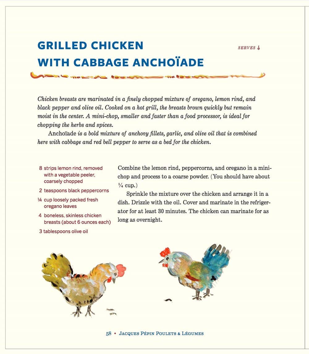 Jacques Pépin Poulets & Légumes