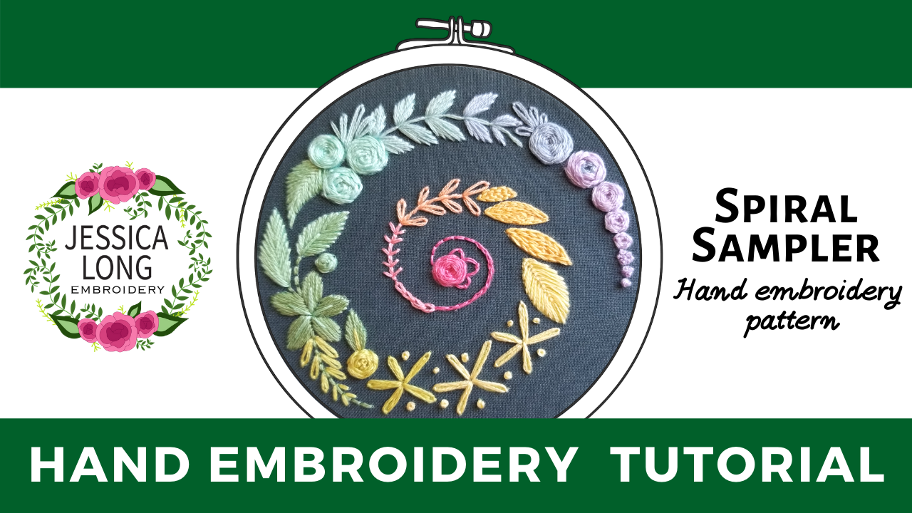 Spiral Sampler Beginner Embroidery Kit