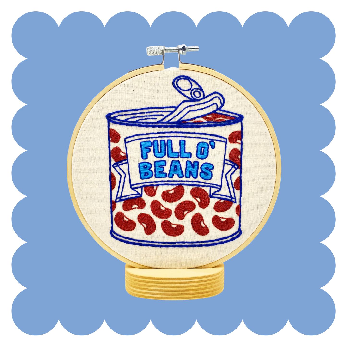 Beans Complete Embroidery Kit