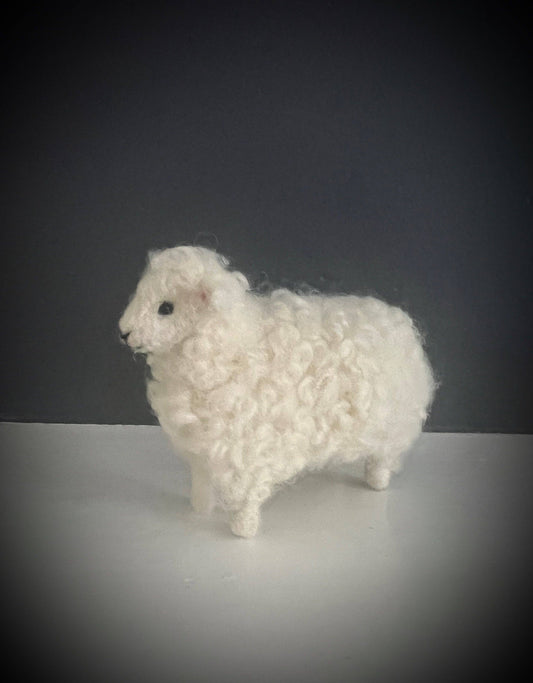 Curly Sheep Needle Felting Kit