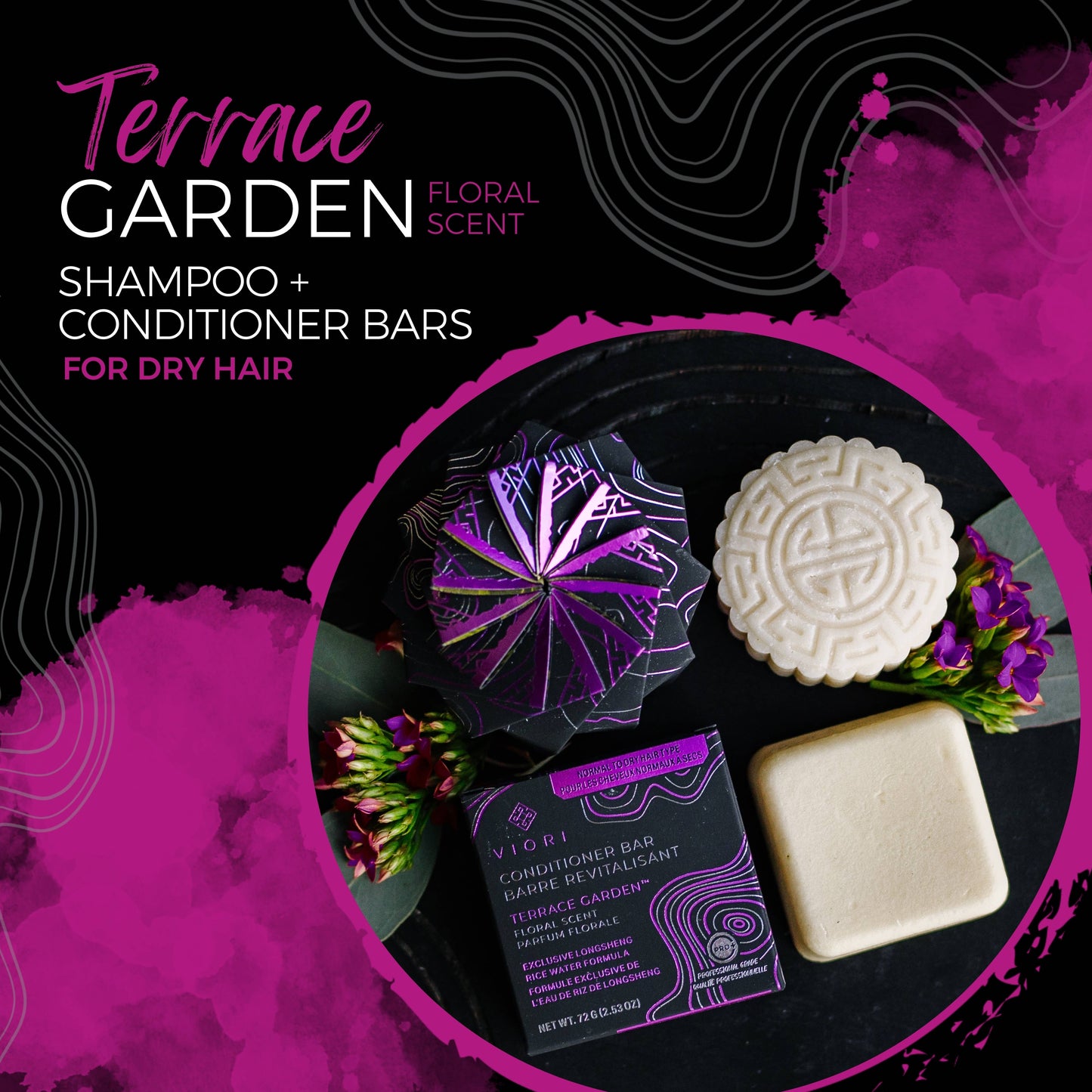 Rice Water Conditioner Bar | Terrace Garden™ | Dry Hair