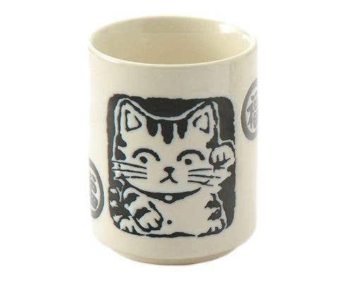 Neko Cat Yunomi Style Tea Cup