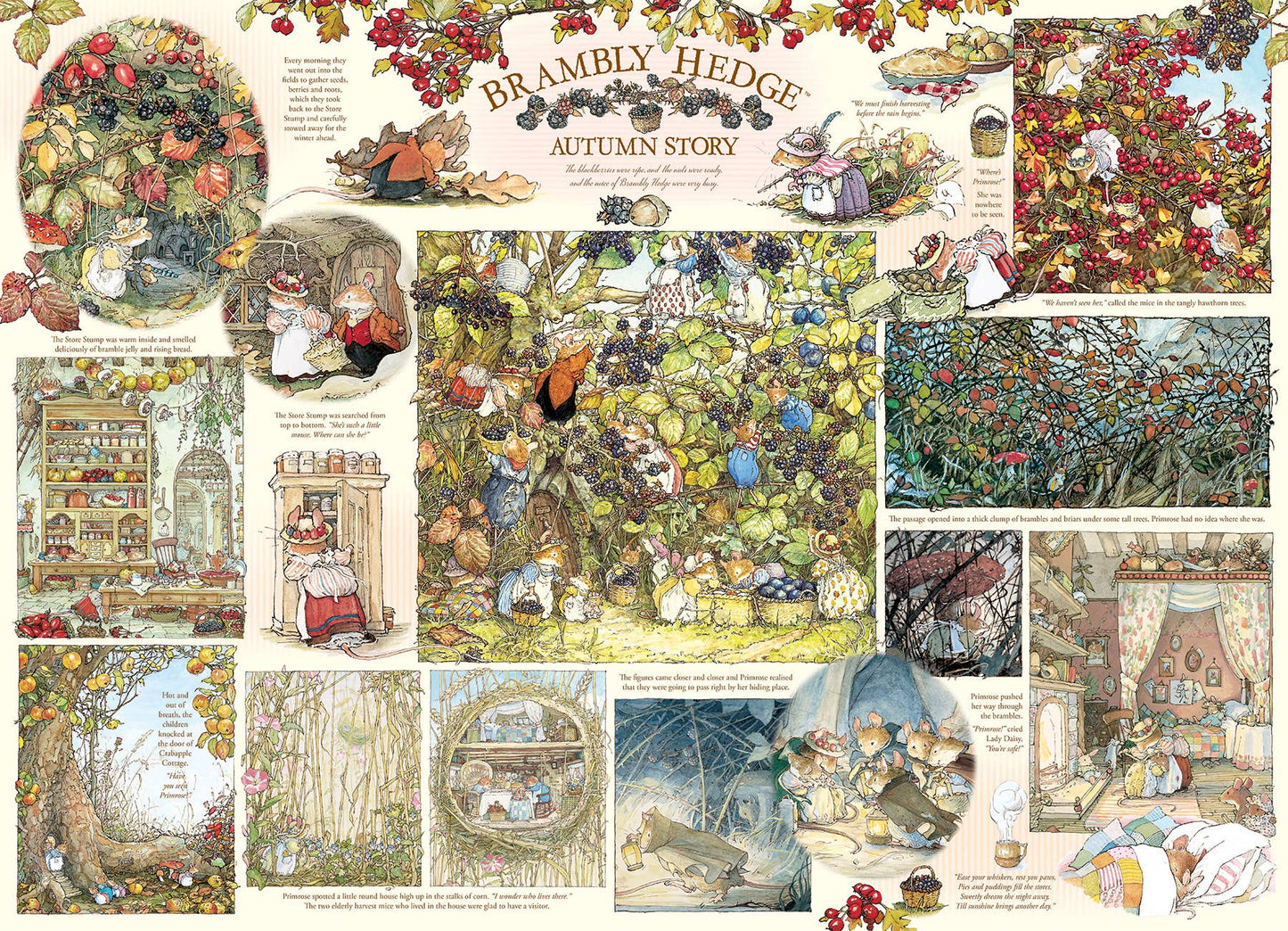 Brambly Hedge Autumn Story 1000-Piece Puzzle
