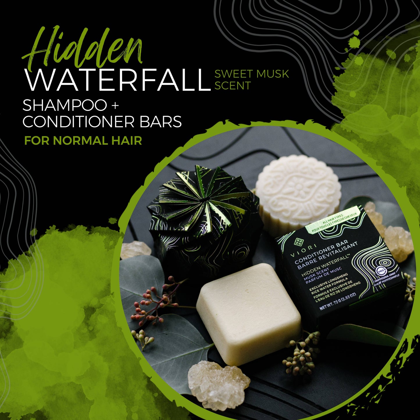 Rice Water Shampoo Bar | Hidden Waterfall™ | All Hair
