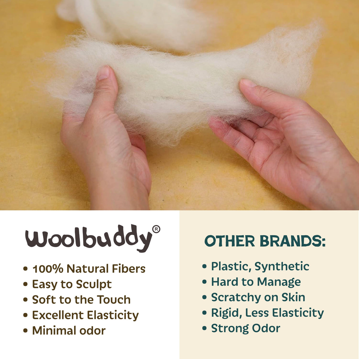 Core Wool Roving 8oz – Bulk Needle Felting Craft Supply