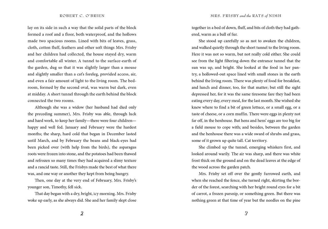 Mrs. Frisby and the Rats of Nimh