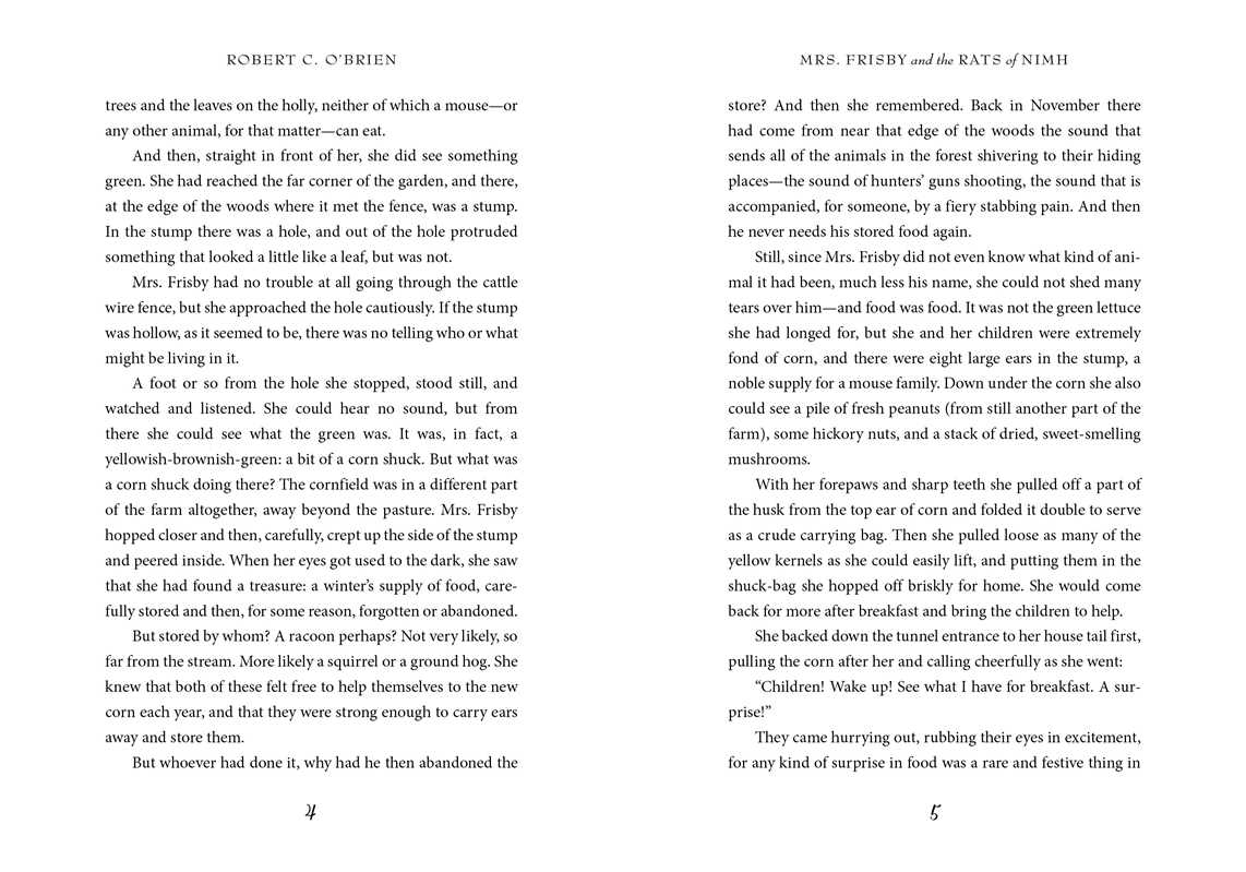 Mrs. Frisby and the Rats of Nimh