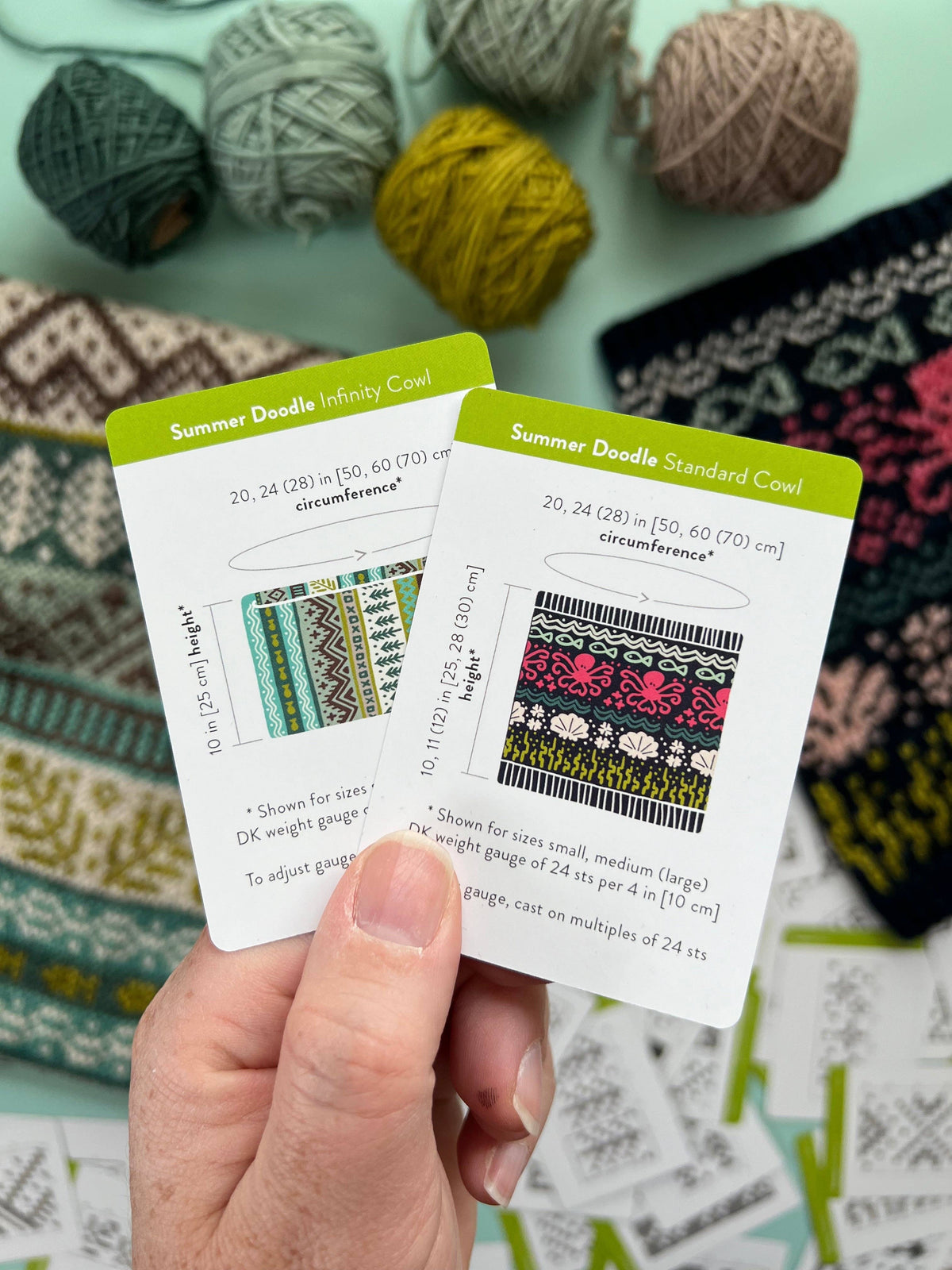 Summer Doodle Card Deck (Core Deck) by Pacific Knit Co