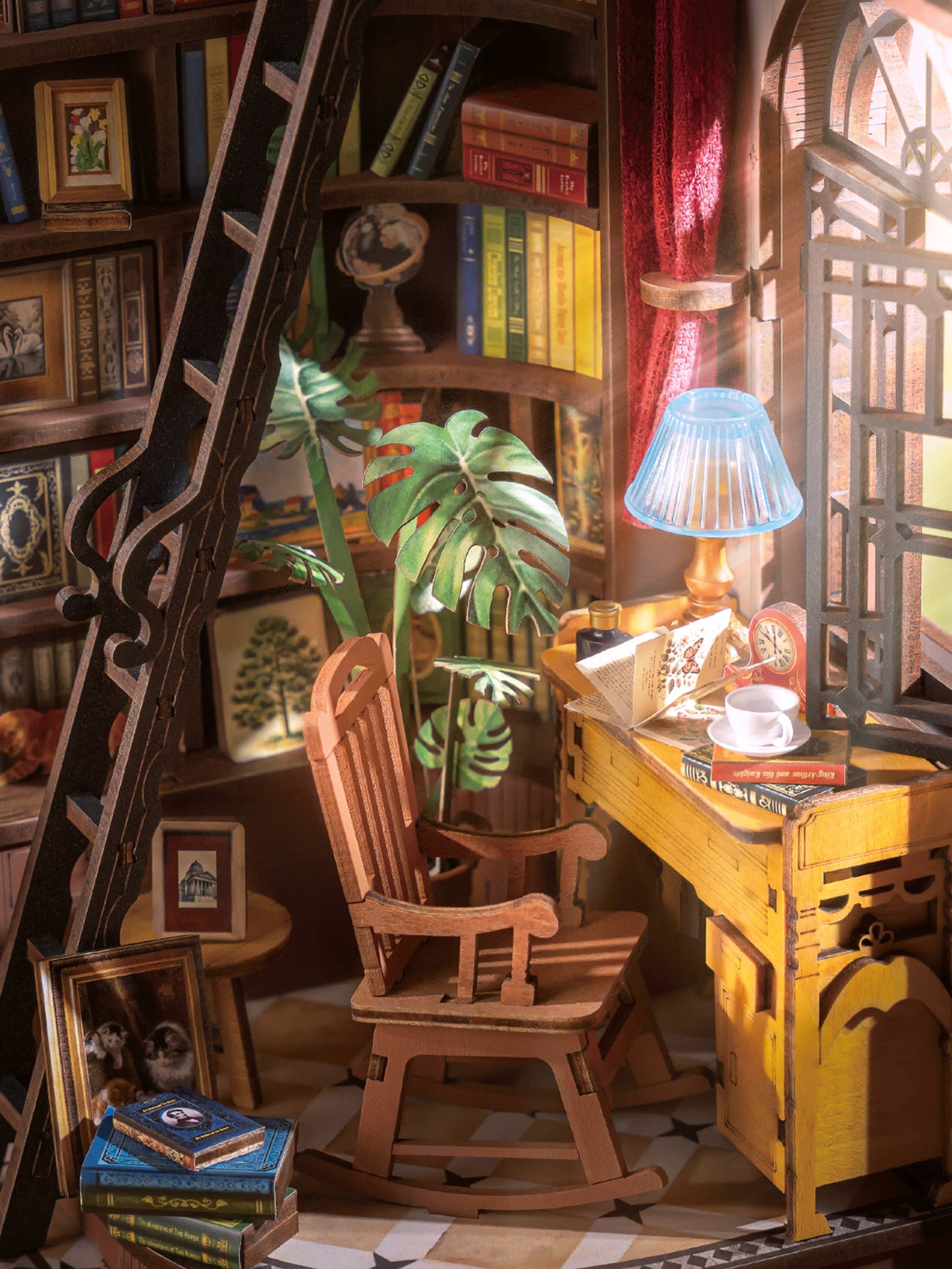 DIY Book Nook Kit: Silent Corner Study