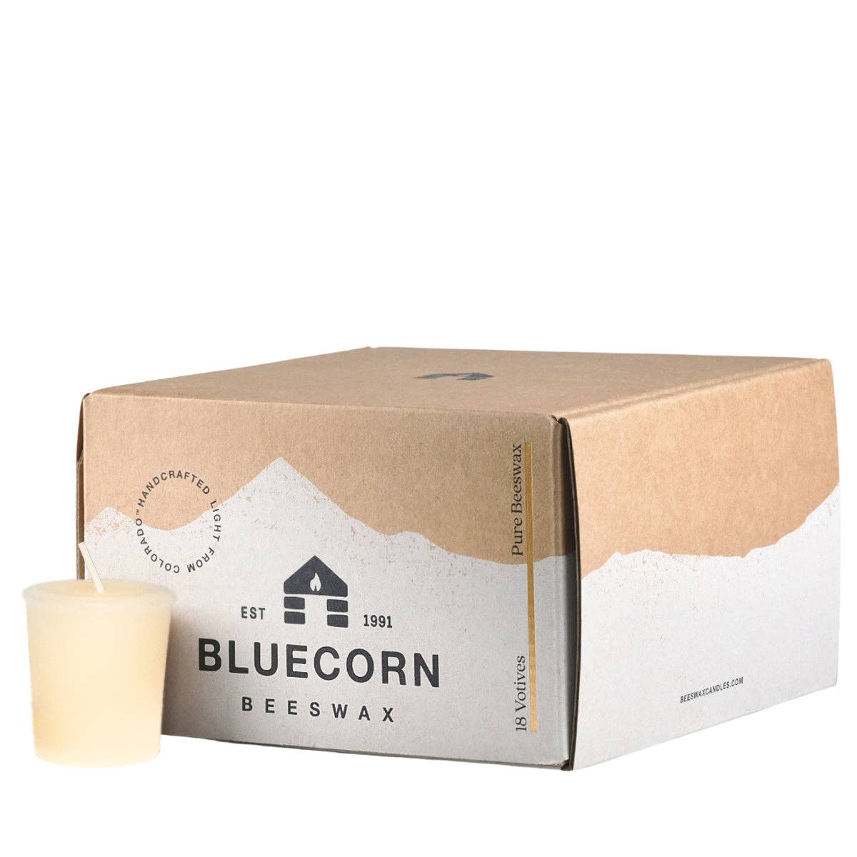 Pure Beeswax Votive Candles - Eco-Friendly Christmas Gifts
