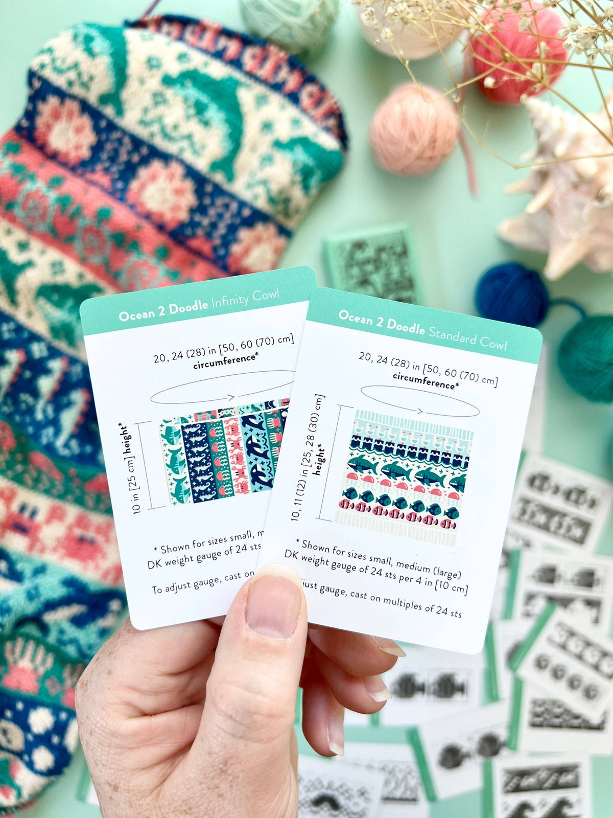 Ocean 2 Doodle Card Deck (Expansion Deck) by Pacific Knit Co